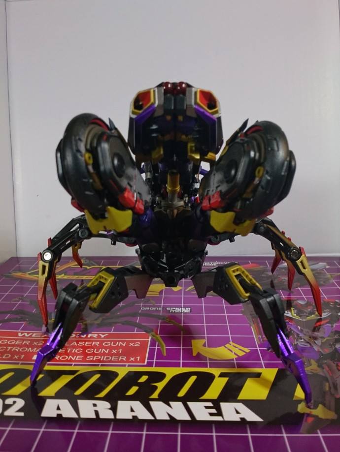 PE-DX02 アラネア 非正規トランスフォーマー Perfect Effect PE-DX02 Aranea Out of the Box Image Gallery